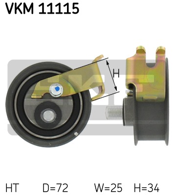 Napínacia kladka ozubeného remeňa SKF (VKM 11115)